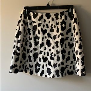 Cool vintage cow print skirt